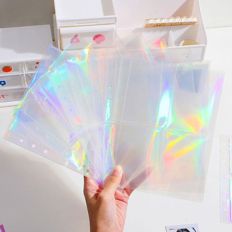 A5 6-Ring Photo Card Binder With Clear Sleeves