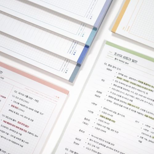 Fromderthepage Signature B5 Grid Notepad Set