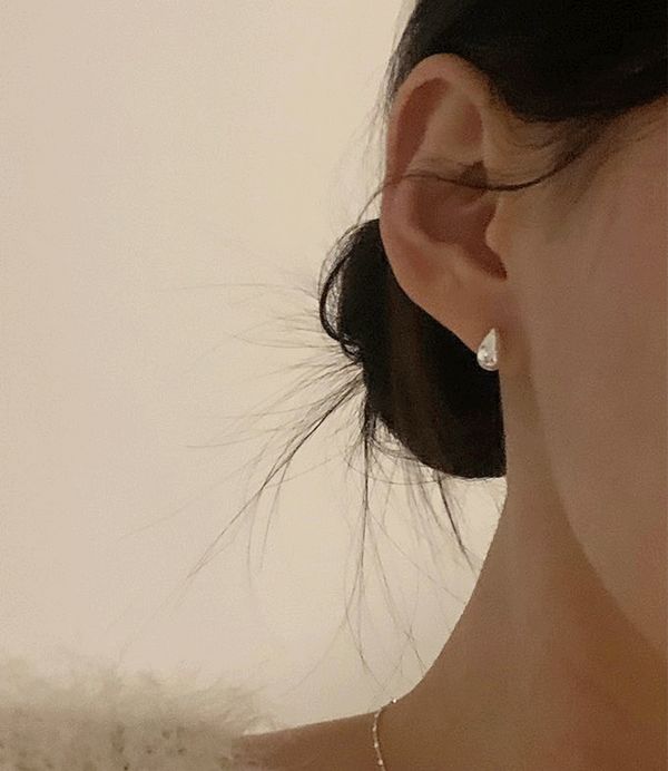 925 Silver Water Drop Earrings