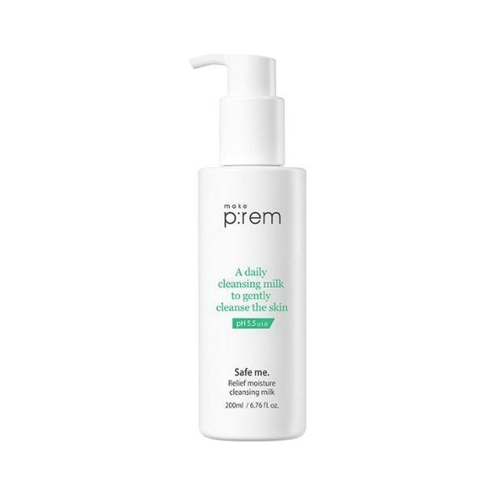 makeprem Safe Me Relief Moisture Cleansing Milk 200ml Set (+Refill 200ml+PDRN Cleansing Milk 21ml*2ea)