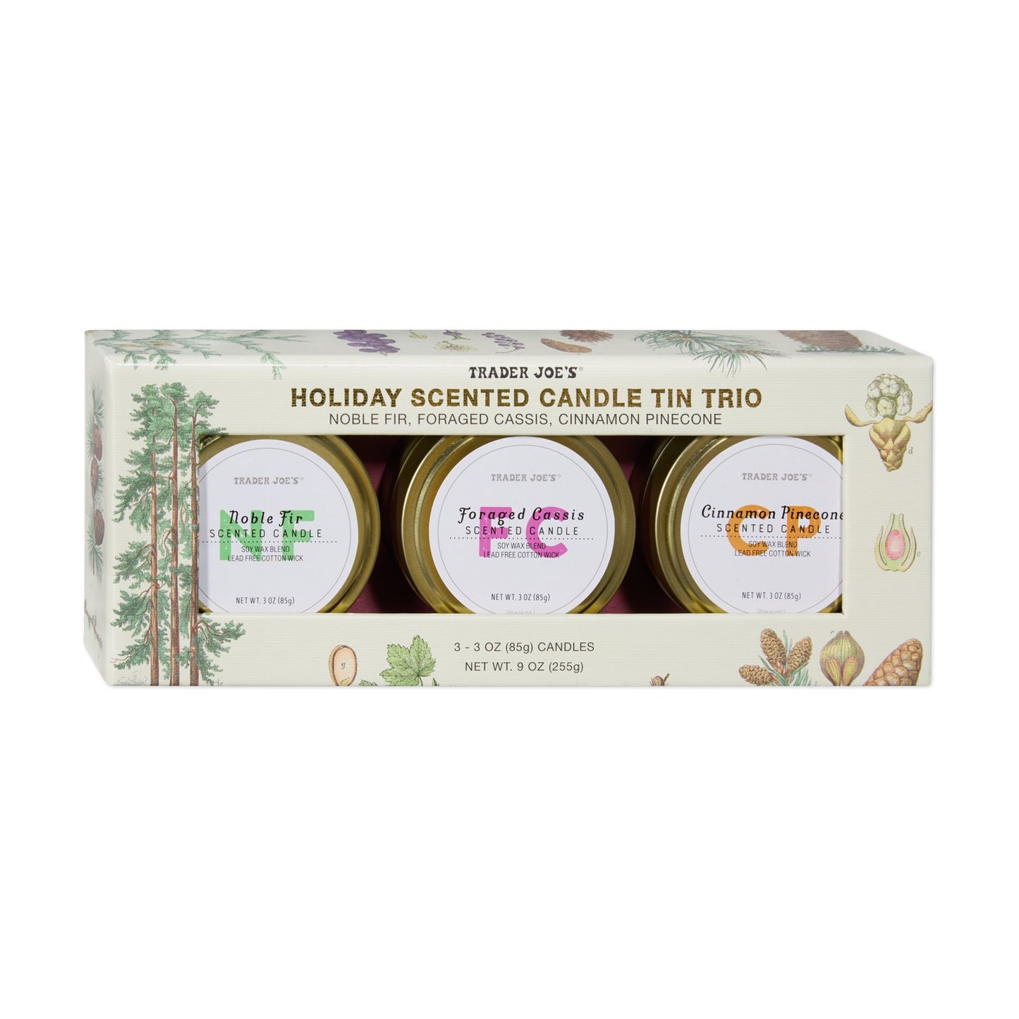 Holiday Scented Candle Trio