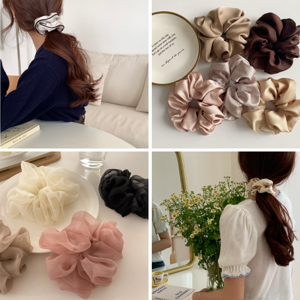 Wangkobchang Silk Scrunchie Big Size