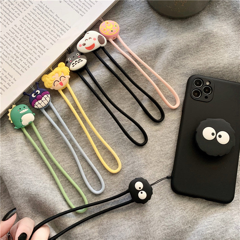 Character Silicone Phone Wrist Strap