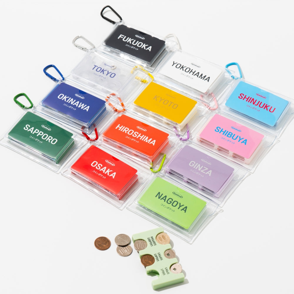 Japan Coin Wallet Yen Case Clear Mini Keyring