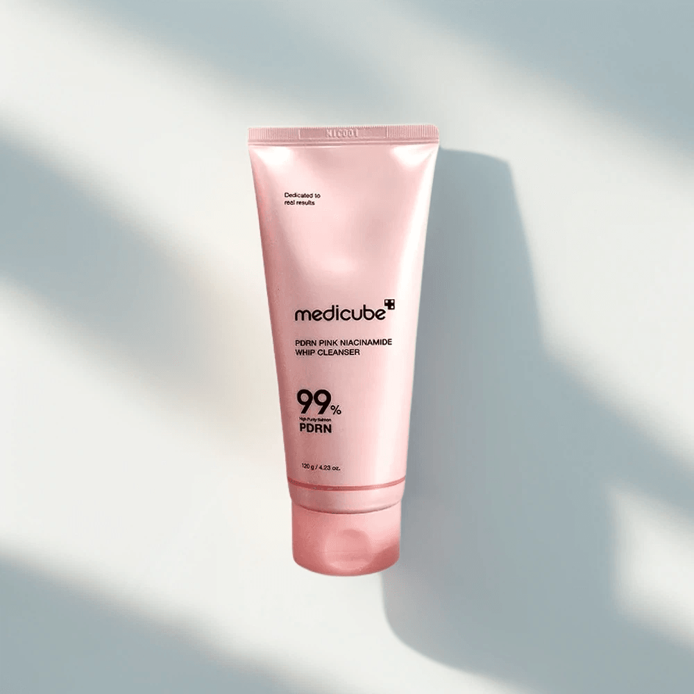 MEDICUBE PDRN Pink Niacinamide Whip Cleanser 120g Duo Set