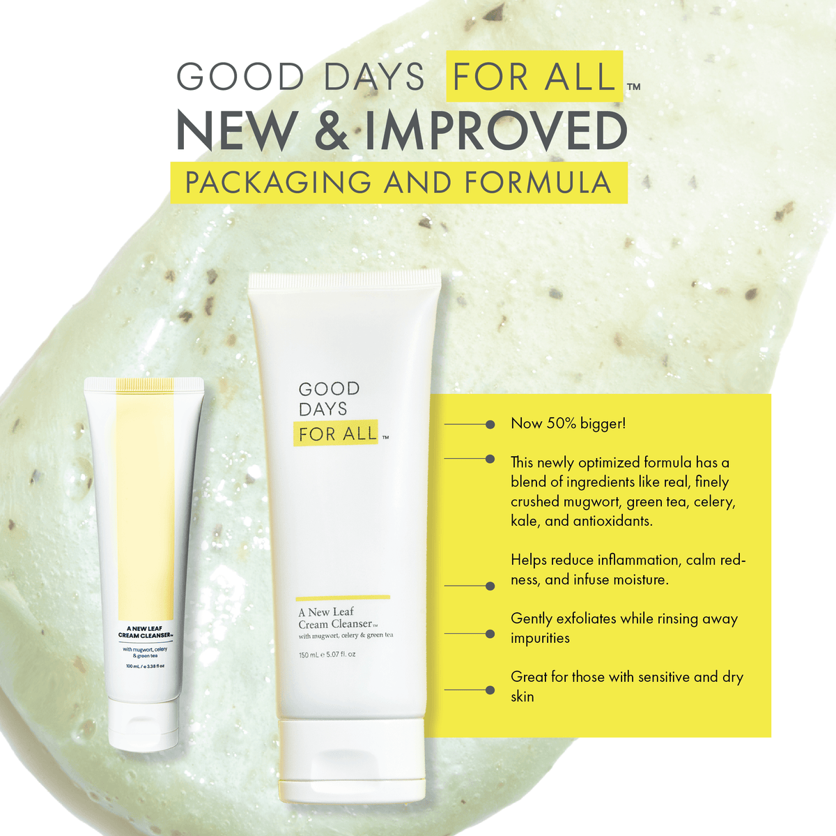 Good Days For All A New Leaf Cream Cleanser - Image 5