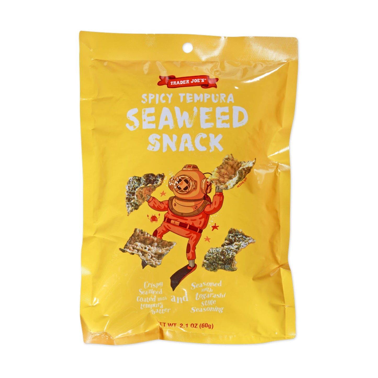 Spicy Tempura Seaweed Snack