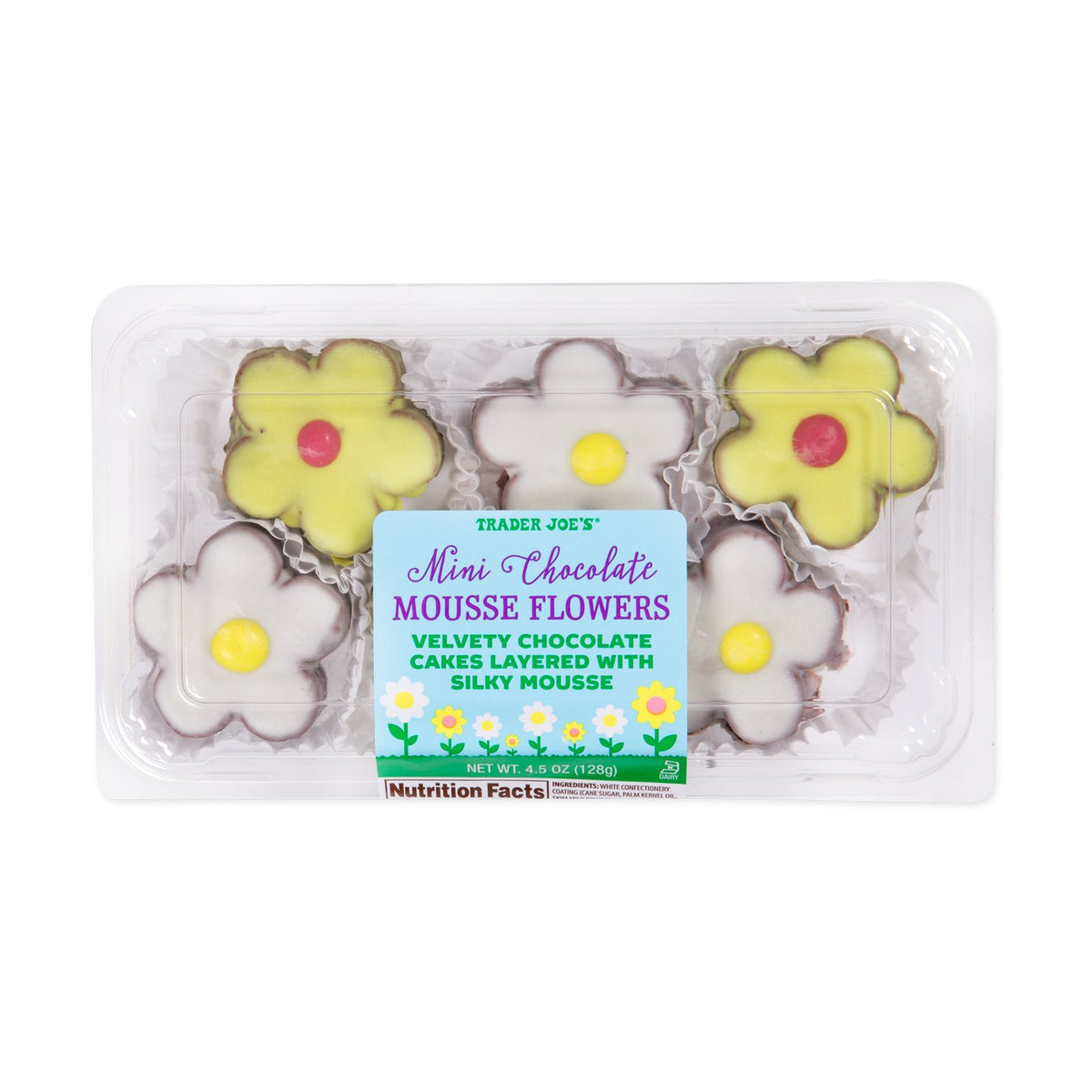 Mini Chocolate Mousse Flowers