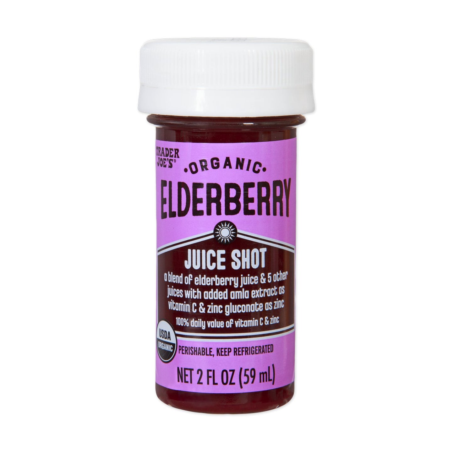 Organic Elderberry Juice Shot