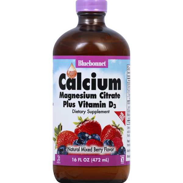 Bluebonnet Mixed Berry Calcium Magnesium Citrate