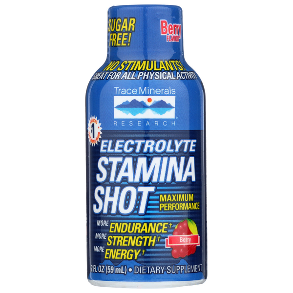 Trace Minerals Electrolyte Stamina Shot Berry