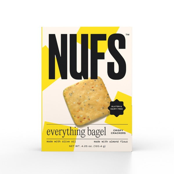 Nufs Superfood Everything Bagel Crackers