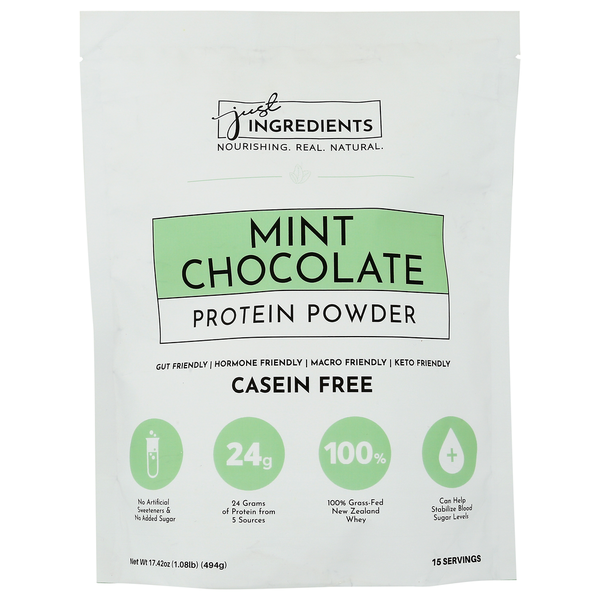 Just Ingredients Mint Chocolate Protein Powder