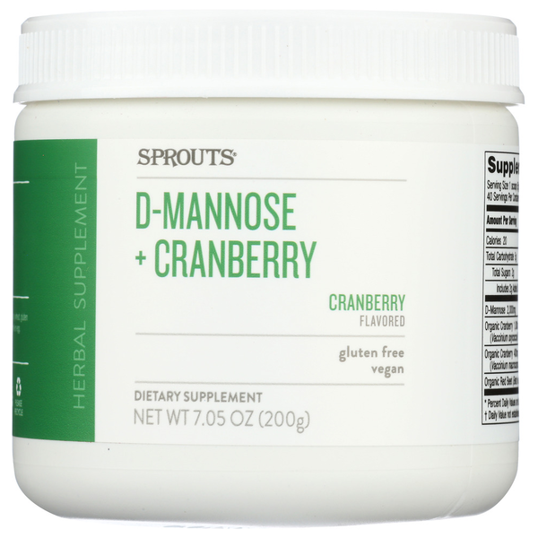 Sprouts D-Mannose + Cranberry Supplement