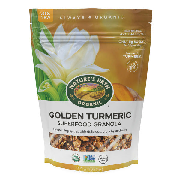 Nature's Path Organic Golden Turmeric Superfood Granola