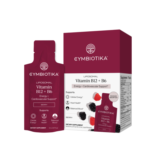 Cymbiotika Berry Liposomal Vitamin B12 + B6 12 Pack Case