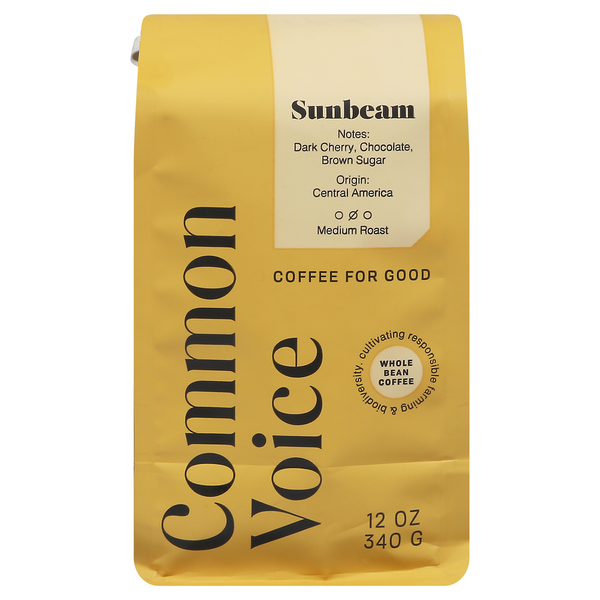 Common Voice Sunbeam Medium Roast Coffee