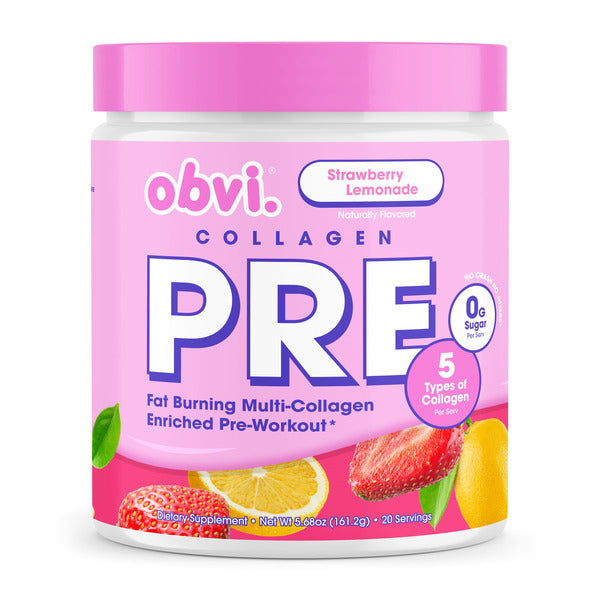 My Obvi Corp Strawberry Lemonade Pre-Workout Collagen