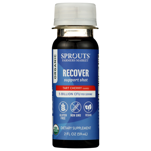 Sprouts Organic Tart Cherry Probiotic Recover Shot