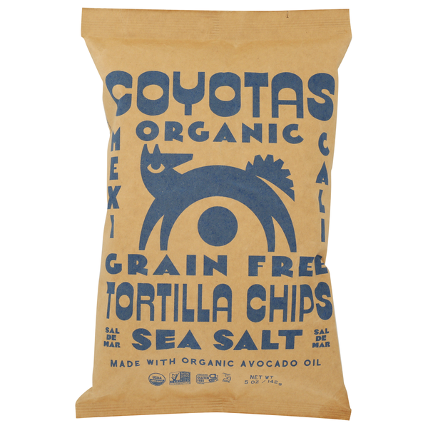 Coyotas Organic Tortillas Organic Sea Salt Grain Free Tortilla Chips Made With Organic Avocado Oil