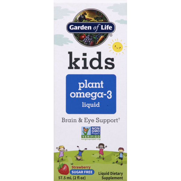 Garden of Life Kids Strawberry Plant Omega-3 Liquid