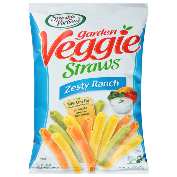 Sensible Portions Zesty Ranch Veggie Straws