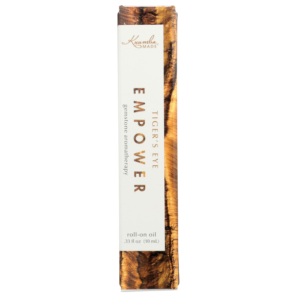 Kuumba Made Tiger's Eye Empower Gemstone Aromatherapy Roll-On