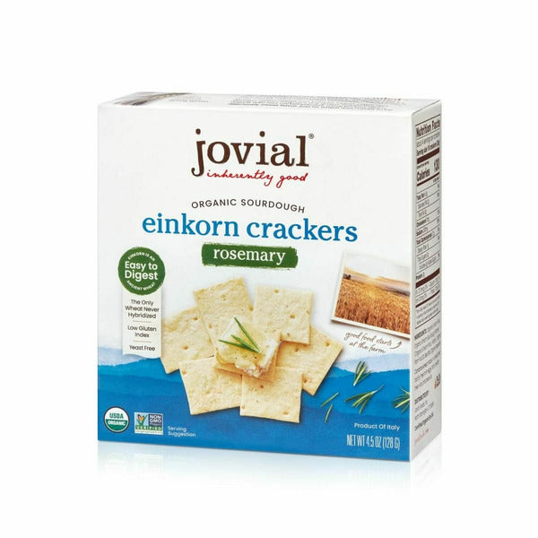Jovial Organic Rosemary Sourdough Einkorn Crackers
