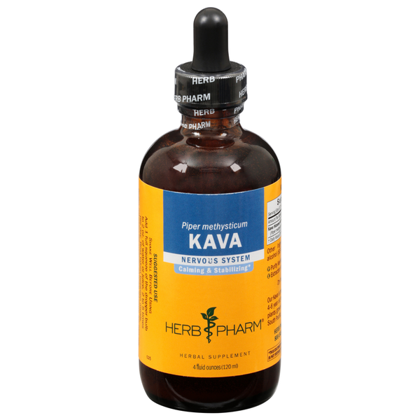 Herb Pharm Kava Liquid Extract Calming & Stabilizing Herbal Supplement