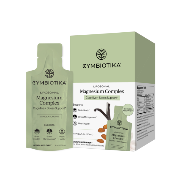 Cymbiotika Vanilla Almond Liposomal Magnesium Complex 12 Pack Case
