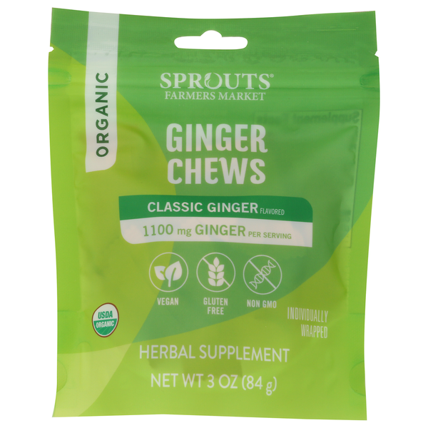 Sprouts Organic Classic Ginger Chews