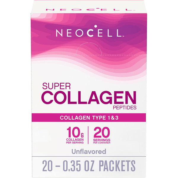 Neocell Unflavored Grassfed Collagen Peptides 20 Pack Case