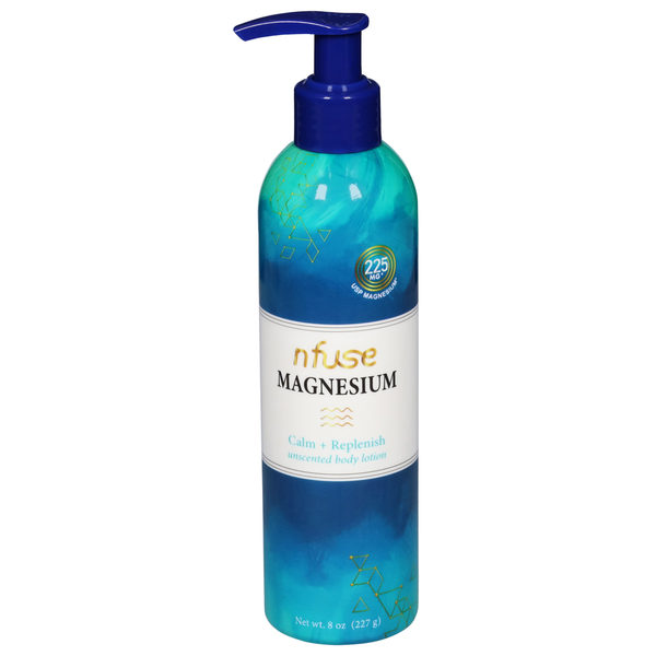 Nfuse Calm + Replenish Unscented Magnesium Body Lotion