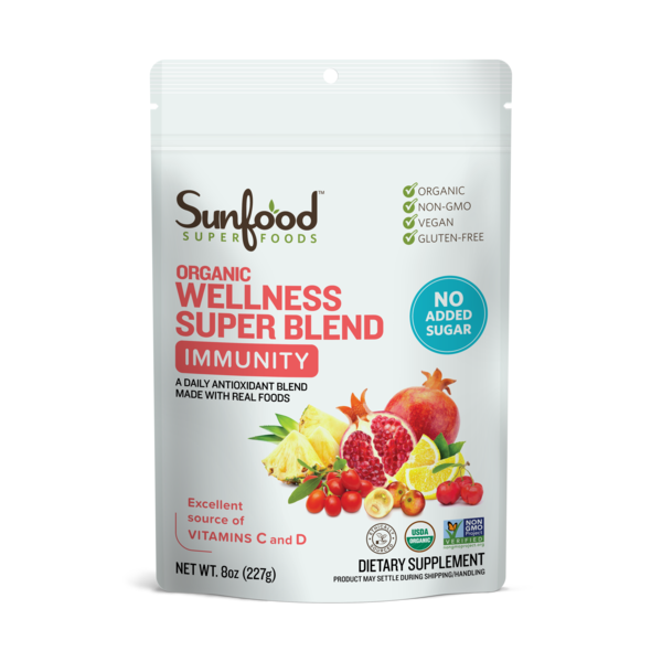 Sunfood Superfoods Organic Stress Less Wellness Super Blend