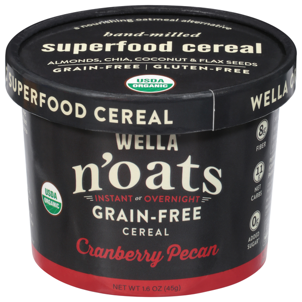 Wella Organic Cranberry Pecan Grain Free N'Oats Cereal