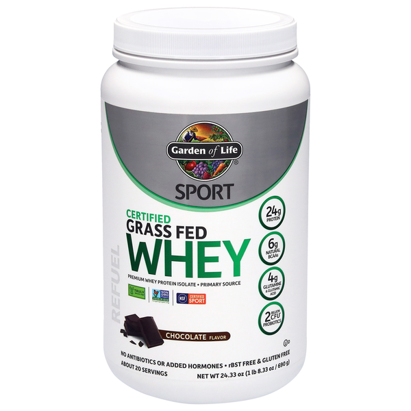 Garden of Life Chocolate Whey Sport Refuel