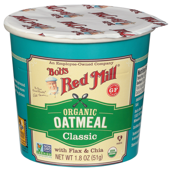 Bob's Red Mill Organic Classic Oatmeal Cup