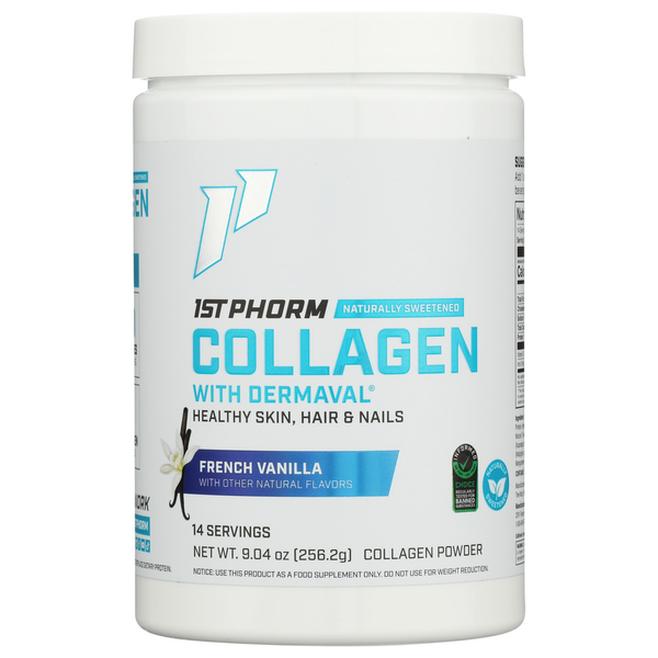 1st Phorm French Vanilla Collagen With Dermaval