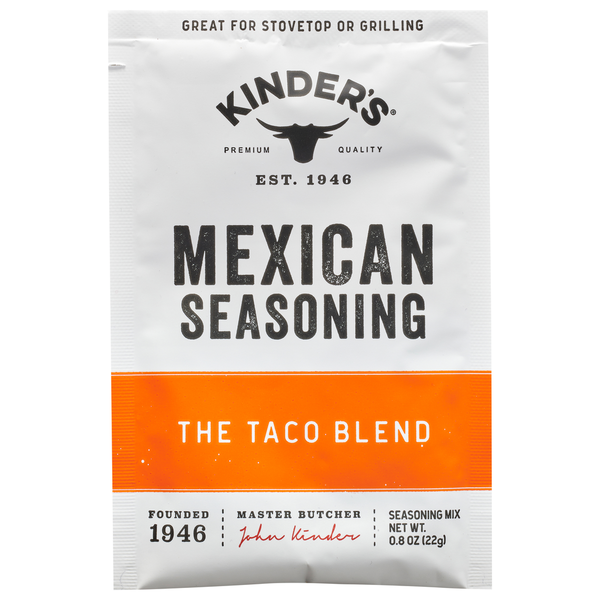 Kinder's The Taco Blend With Lime And Ancho Chili Seasoning Packet