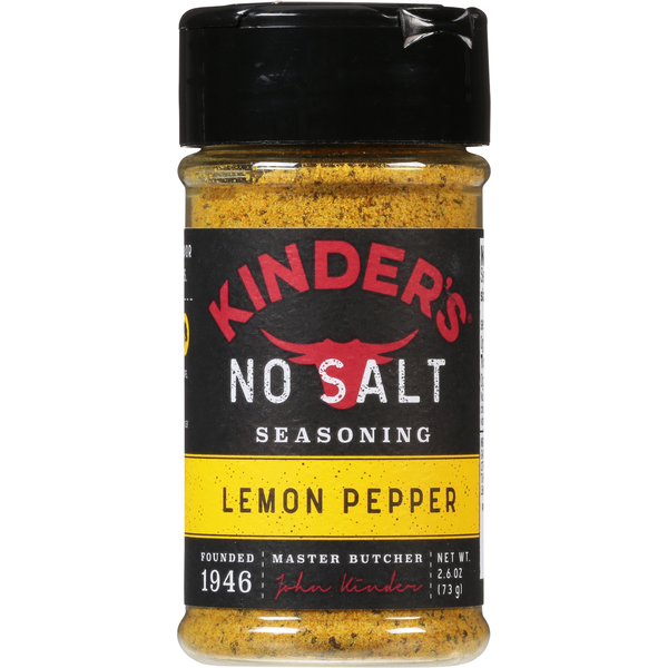 Kinder's No Salt Lemon Pepper Seasoning