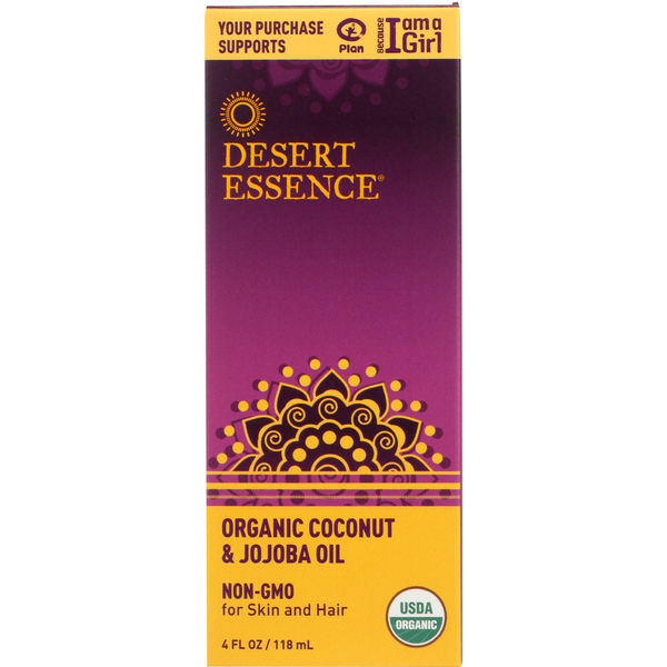 Desert Essence Organic Coconut & Jojoba Oil
