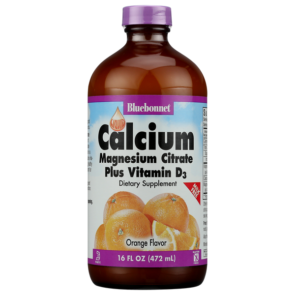 Bluebonnet Orange Calcium Magnesium Citrate