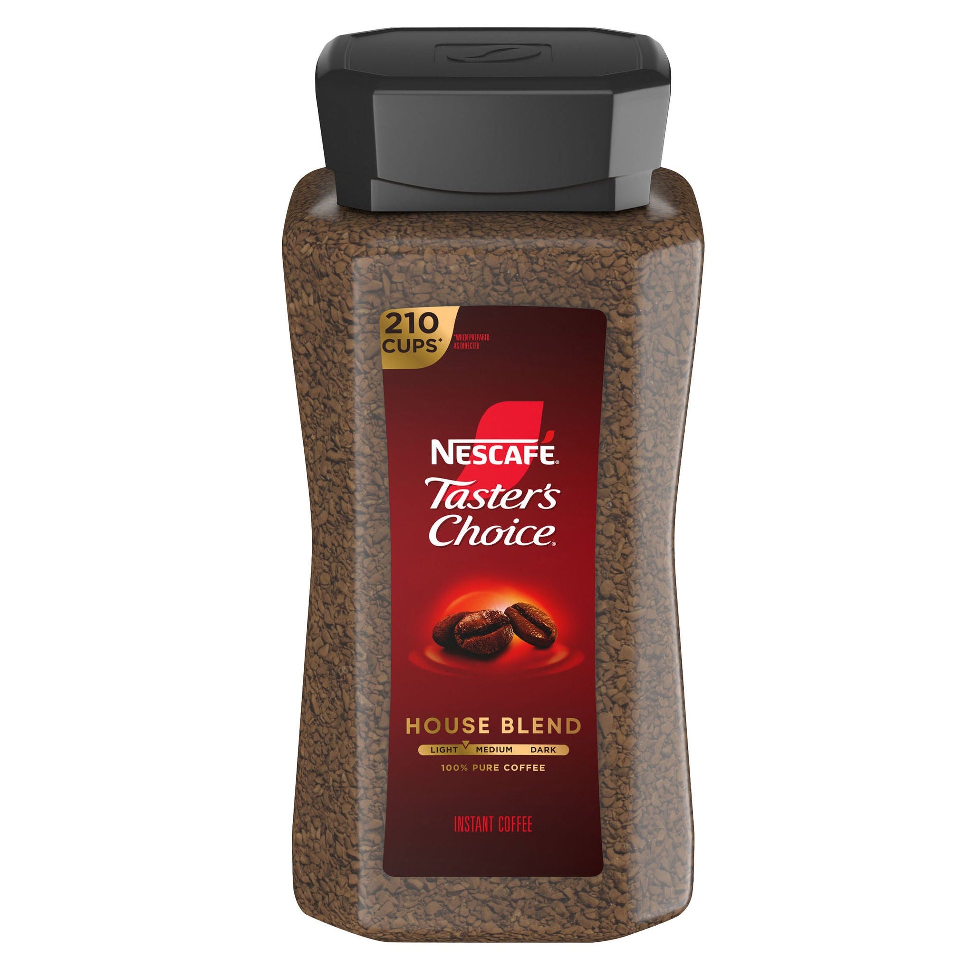 NESCAFE Taster's Choice Instant Coffee, House Blend, Light-Medium Roast, 14 oz