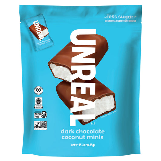 UNREAL Dark Chocolate Coconut Minis, 15.3 oz