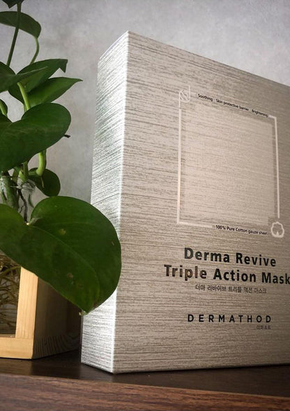 DERMATHOD [DERMATHOD] Derma Revive Triple Action Mask (1 Box= 8 Mask) - Image 3