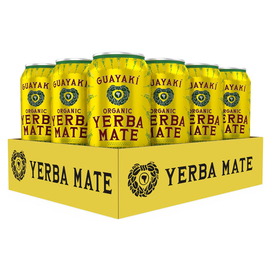 Guayaki Organic Yerba Mate Tea, Enlighten Mint, 15.5 fl oz, 12-count