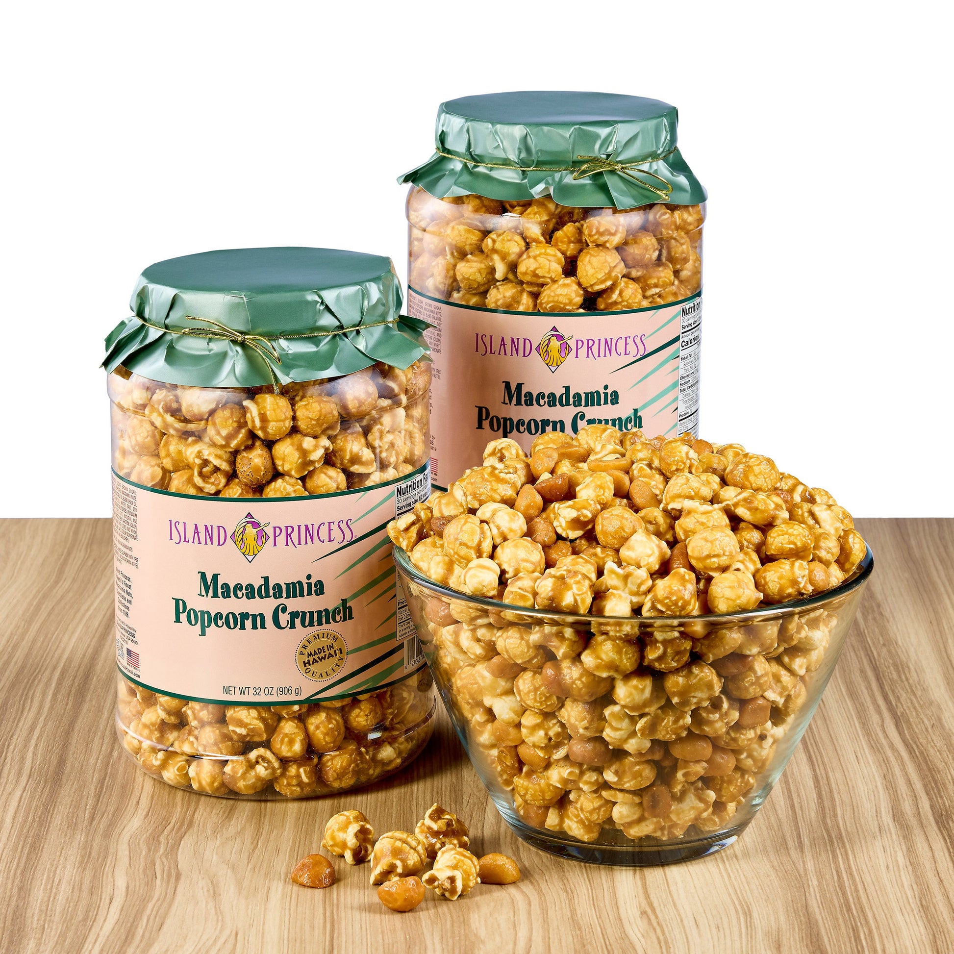 Island Princess Macadamia Popcorn Crunch 24 oz 2-pack