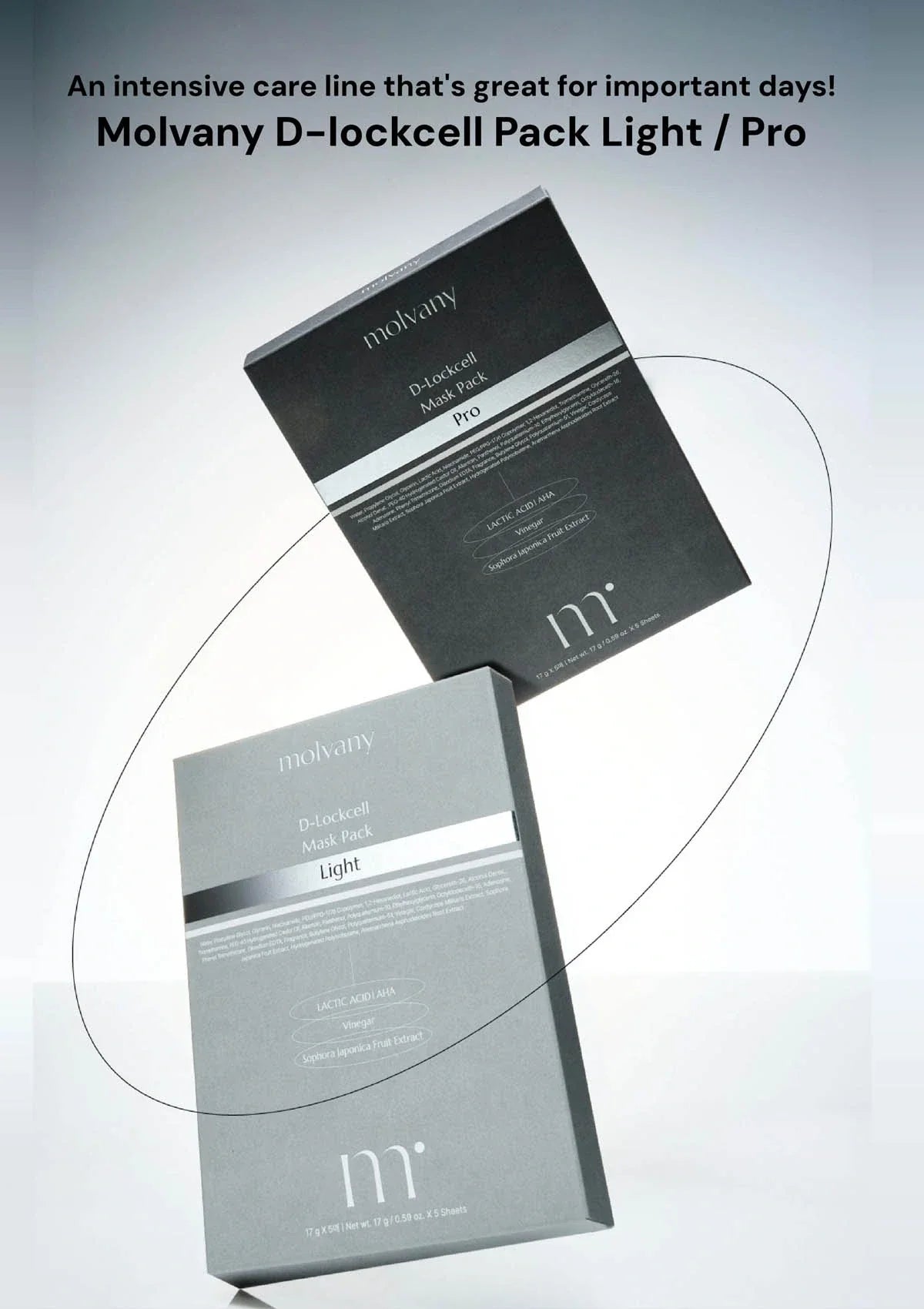 MOLVANY [MOLVANY] D-lockcell Mask Pack Pro (1 Box = 5 Masks X 17g) - Image 3