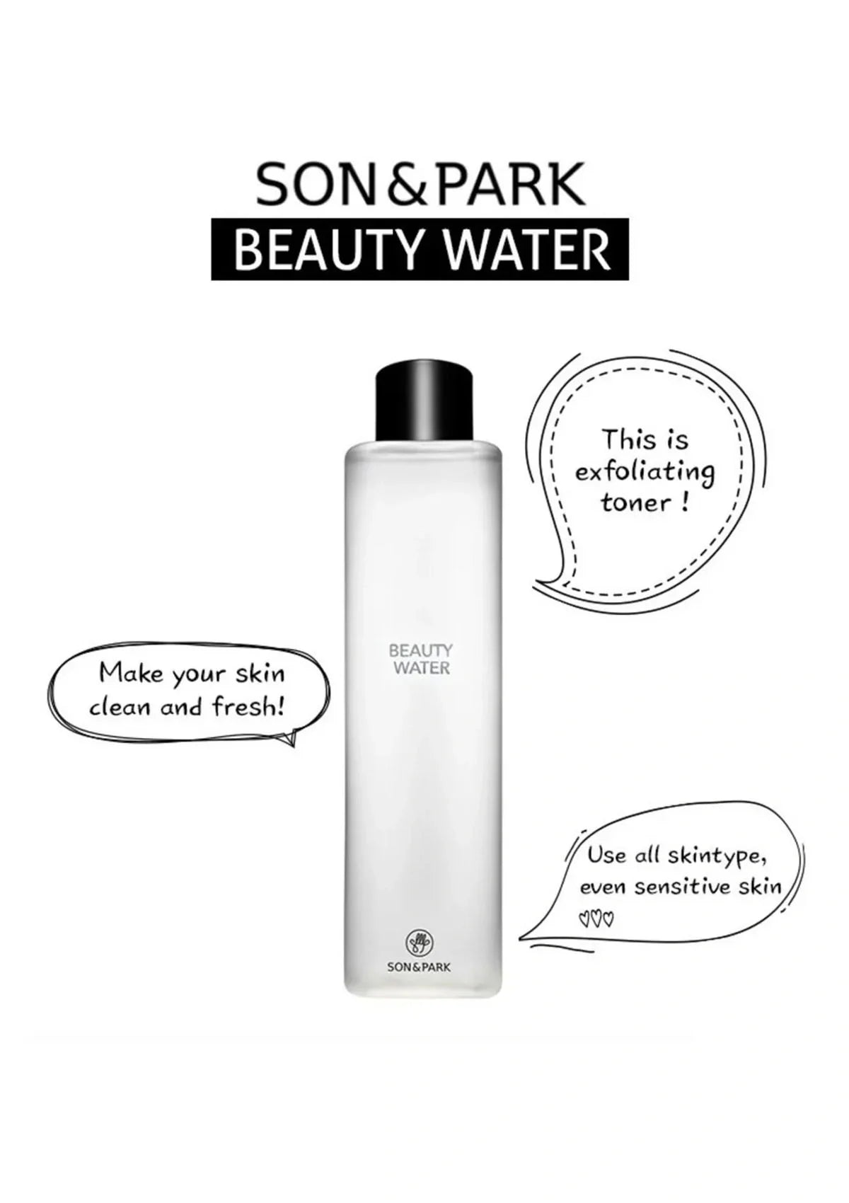 SON & PARK [SON&PARK] Miracle Beauty Water 340ml - Image 5 - SON & PARK