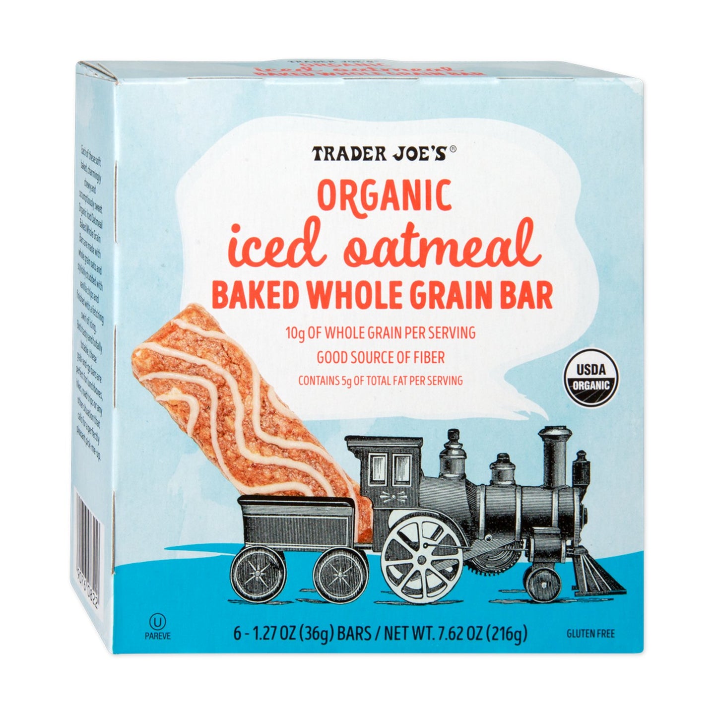 Organic Iced Oatmeal Baked Whole Grain Bar